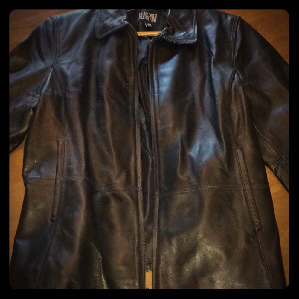 Blassport leather jacket